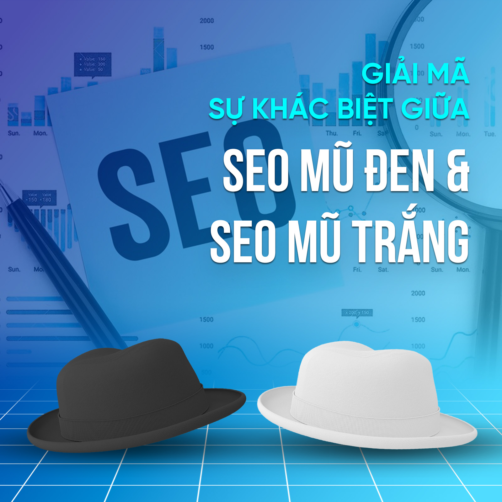 Giải mã sự khác biệt giữa SEO mũ đen và SEO mũ trắng
